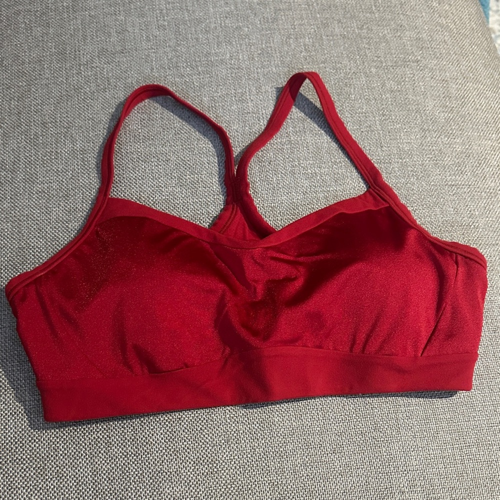 Athleta Red Vital Bra